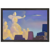 Defender. Cloud-archer by Nicholas Roerich, framed poster, view 2
