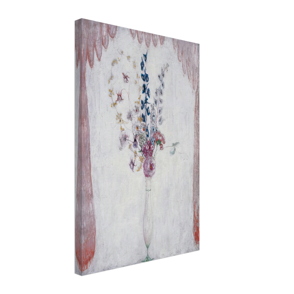 Delphinums and Columbine by Florine Stettheimer, canvas