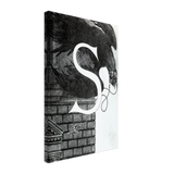 Design of Initial S by Aubrey Beardsley, canvas