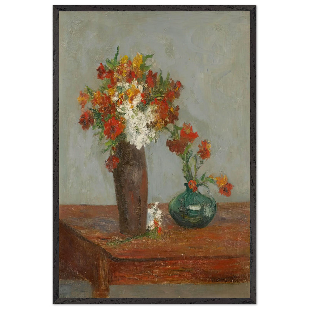 Deux Bouquets by Henri Manguin, framed poster