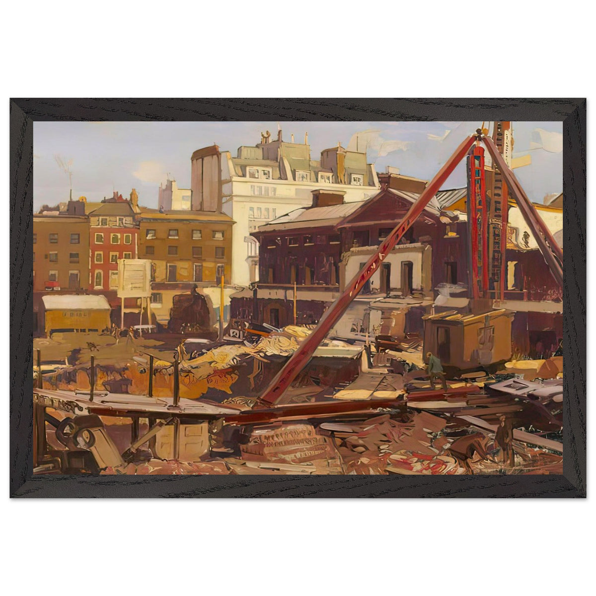 Devonshire House by Richard Jack, framed poster, view 2
