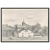 Distillery in Izvara by Nicholas Roerich, framed poster, view 3