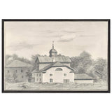 Distillery in Izvara by Nicholas Roerich, framed poster