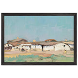 Dobrujan Landscape by Constantin Artachino, framed poster, view 2