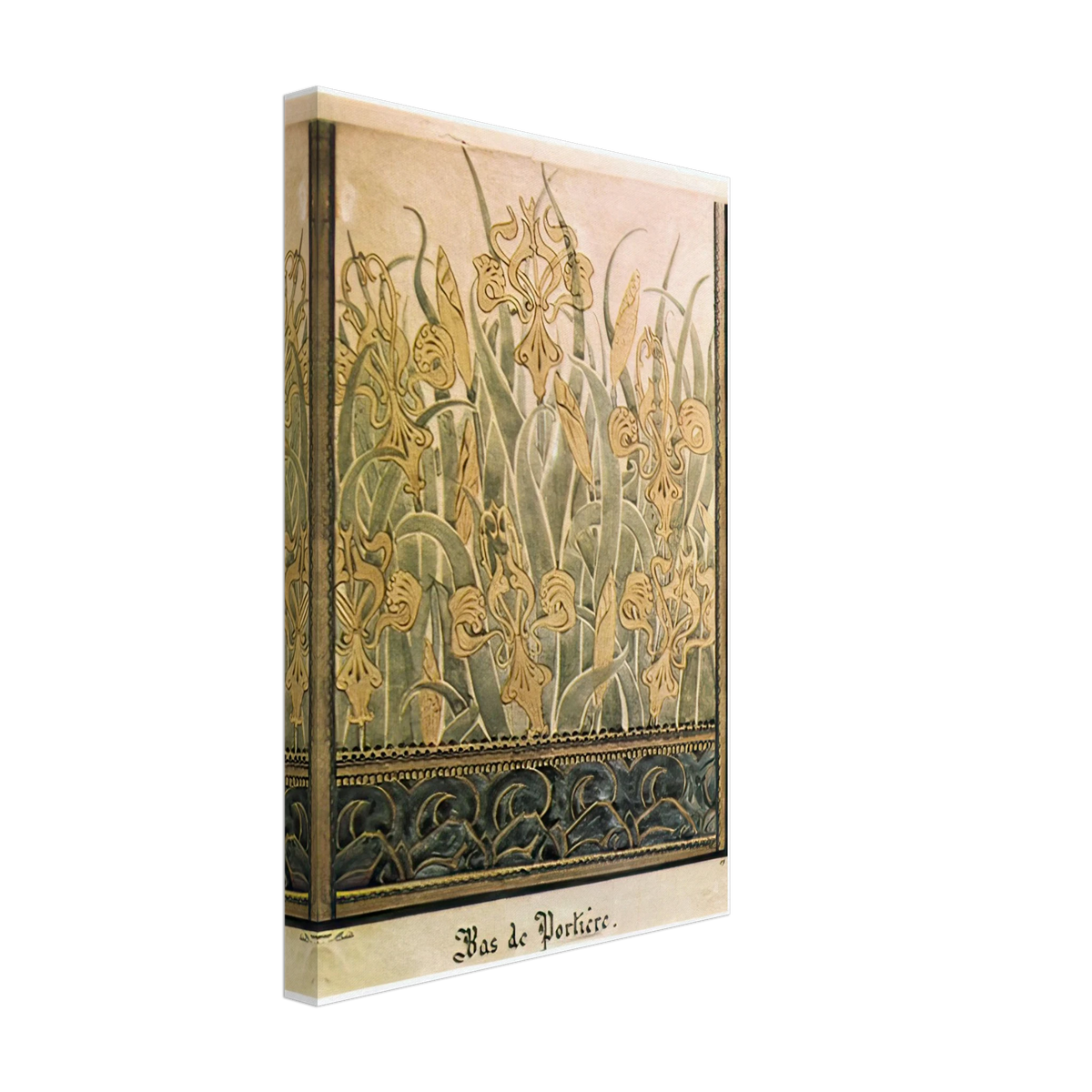 Door sill by Eliseu Visconti, canvas, view 2