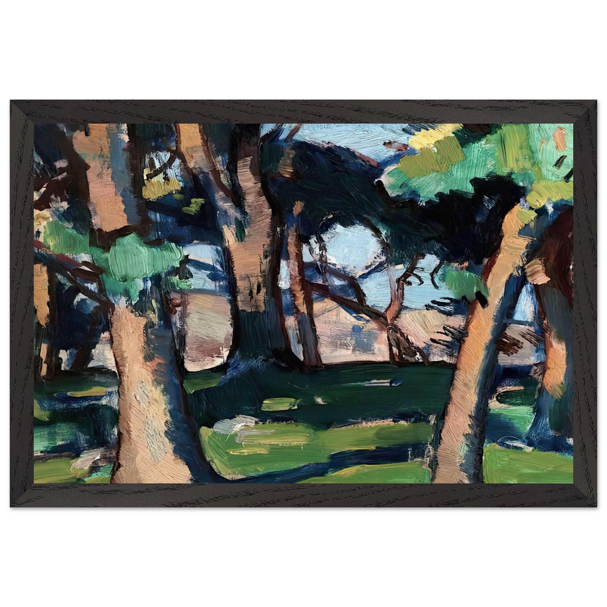 Douglas Hall by Samuel Peploe, framed poster, view 2