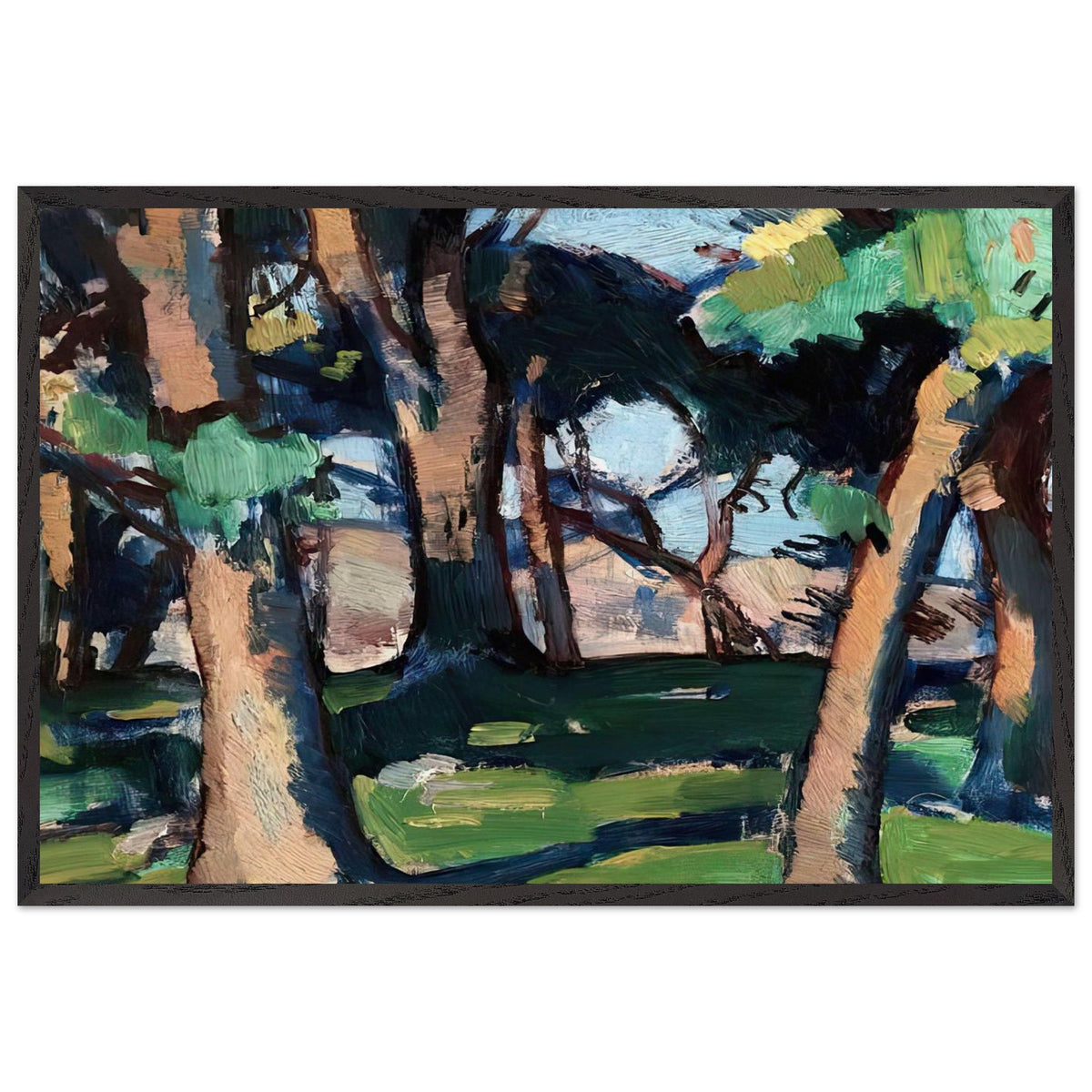 Douglas Hall by Samuel Peploe, framed poster