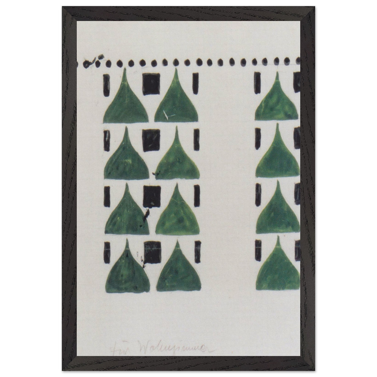 Draft for Wall Decoration in the Living Room of the Apartment in Berlin Stonborough by Koloman Moser, framed poster, view 2