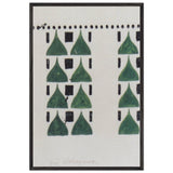 Draft for Wall Decoration in the Living Room of the Apartment in Berlin Stonborough by Koloman Moser, framed poster