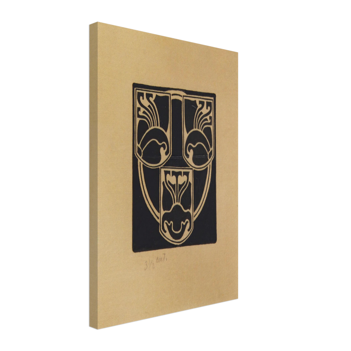 Draft of the Emblem, Association of Austrian Artists Secession by Koloman Moser, canvas