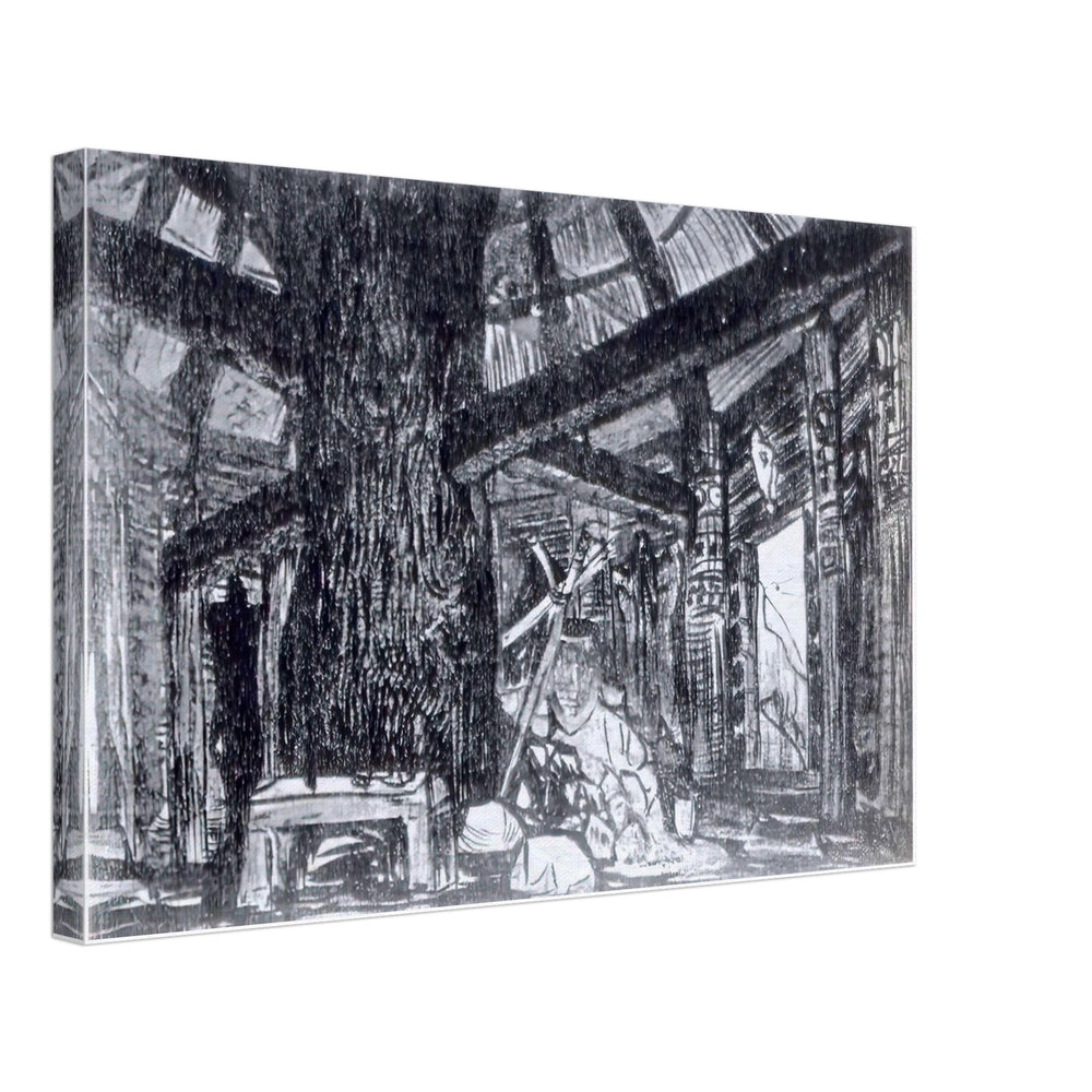 Dwelling of Gunding by Nicholas Roerich, canvas