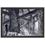 Dwelling of Gunding by Nicholas Roerich, framed poster, view 2