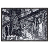 Dwelling of Gunding by Nicholas Roerich, framed poster, view 3