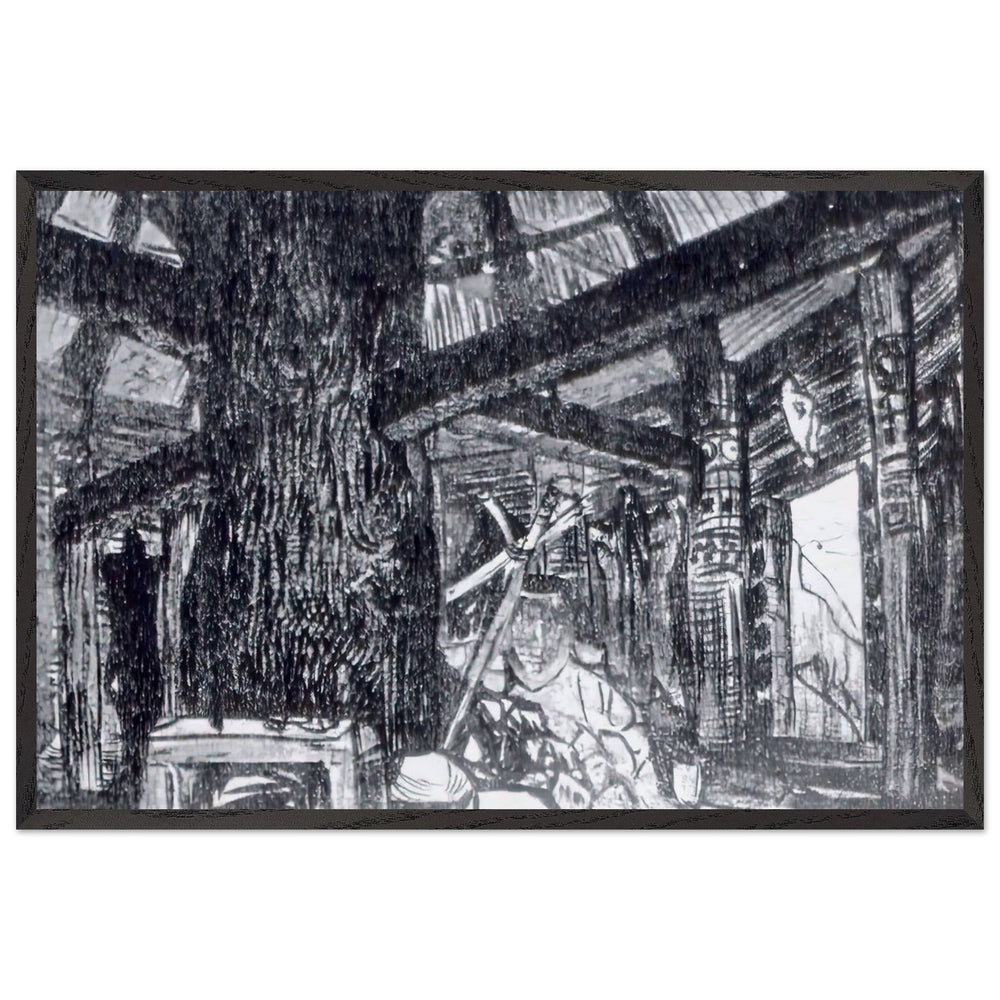 Dwelling of Gunding by Nicholas Roerich, framed poster