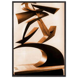 Dynamic of Boccioni's Fist by Giacomo Balla, framed poster, view 3