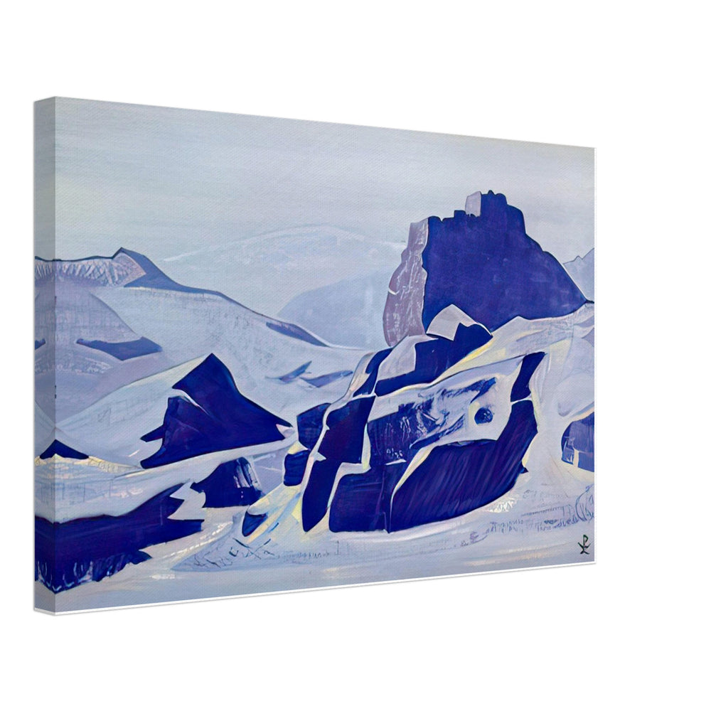 Dzong at Evening by Nicholas Roerich, canvas