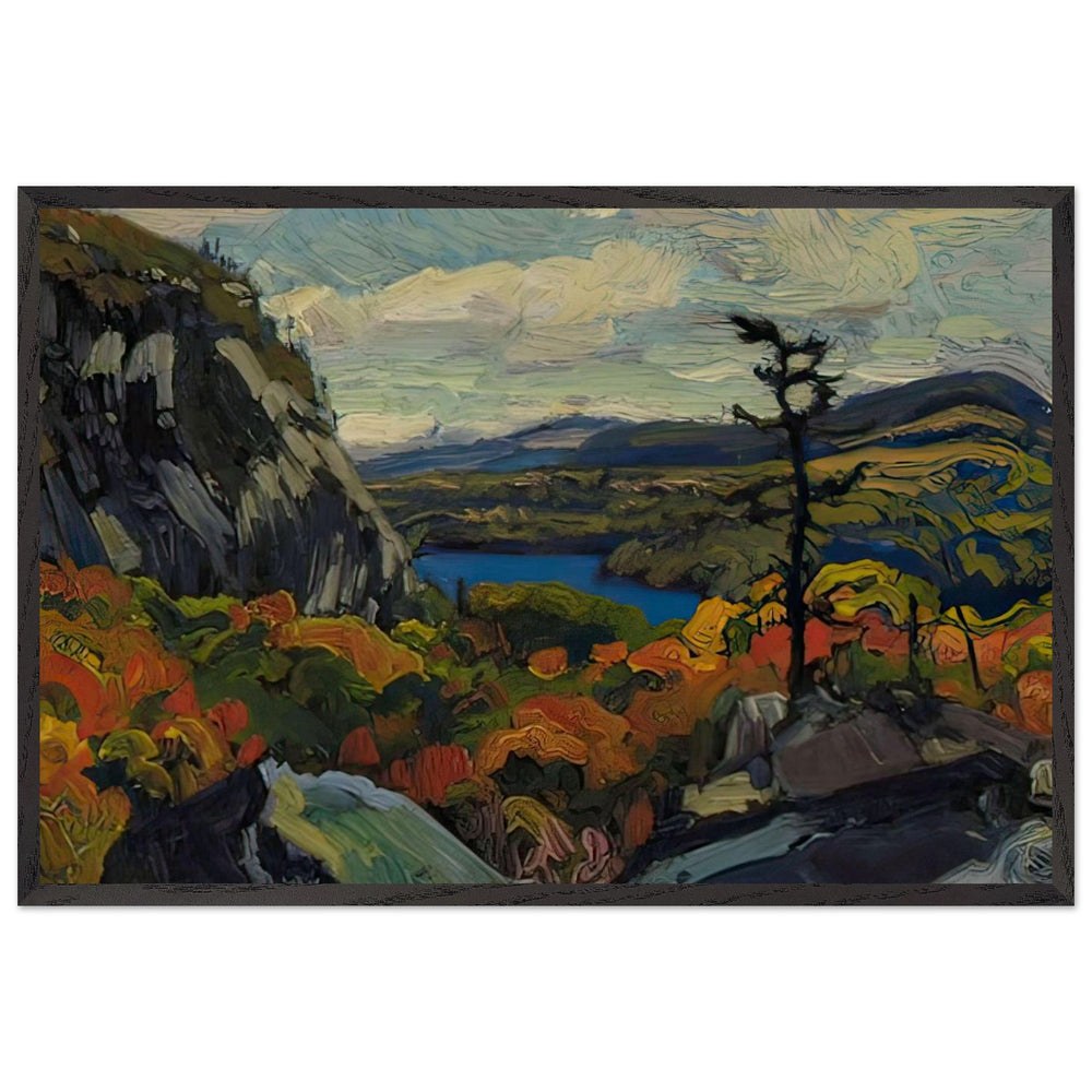 Early Autumn, Montreal River, Algoma by J. E. H. MacDonald, framed poster