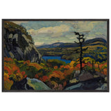 Early Autumn, Montreal River, Algoma by J. E. H. MacDonald, framed poster