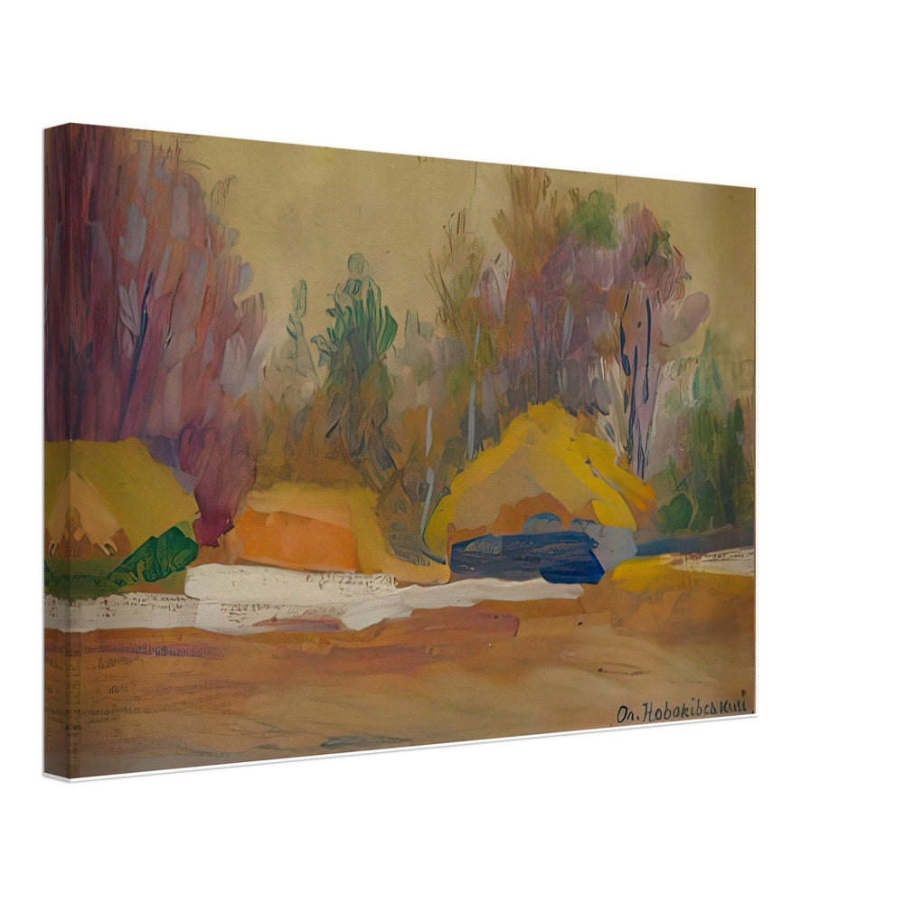 Early Spring in the Mountains by Oleksa Novakivskyi, canvas