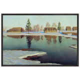 Early Spring by Vitold Byalynitsky-Birulya, framed poster