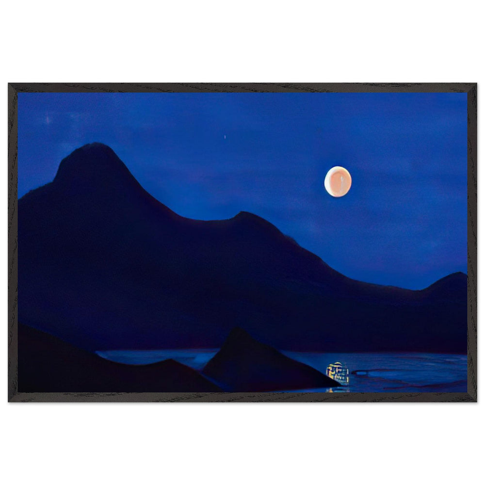 Eclipse by Nicholas Roerich, framed poster