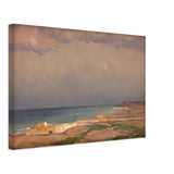 Eforie Seashore by Stefan Popescu, canvas