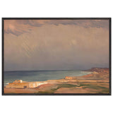 Eforie Seashore by Stefan Popescu, framed poster, view 3