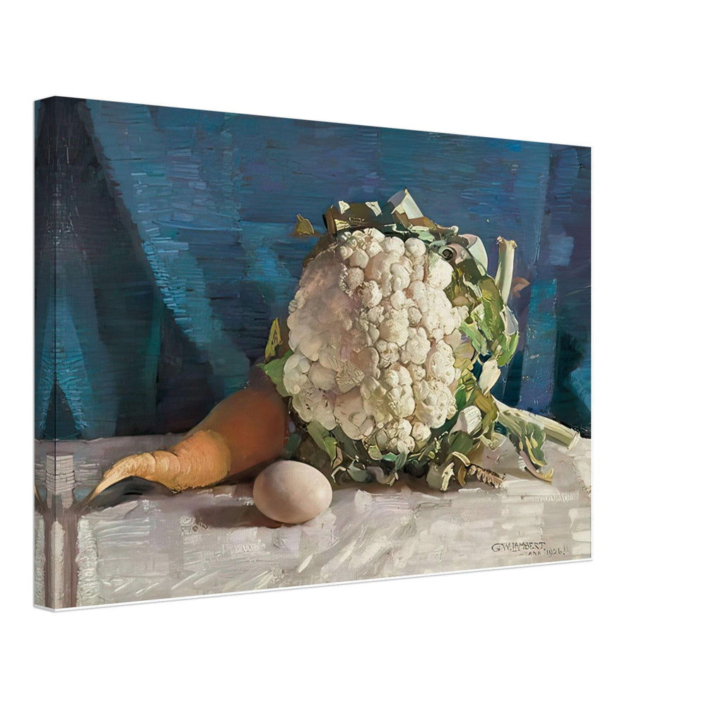 Egg and Cauliflower by George Washington Lambert, canvas