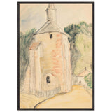 Eglise de Mimizan by Theodor Pallady, framed poster, view 3