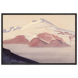 Elbrus, Caucasus by Nicholas Roerich, framed poster