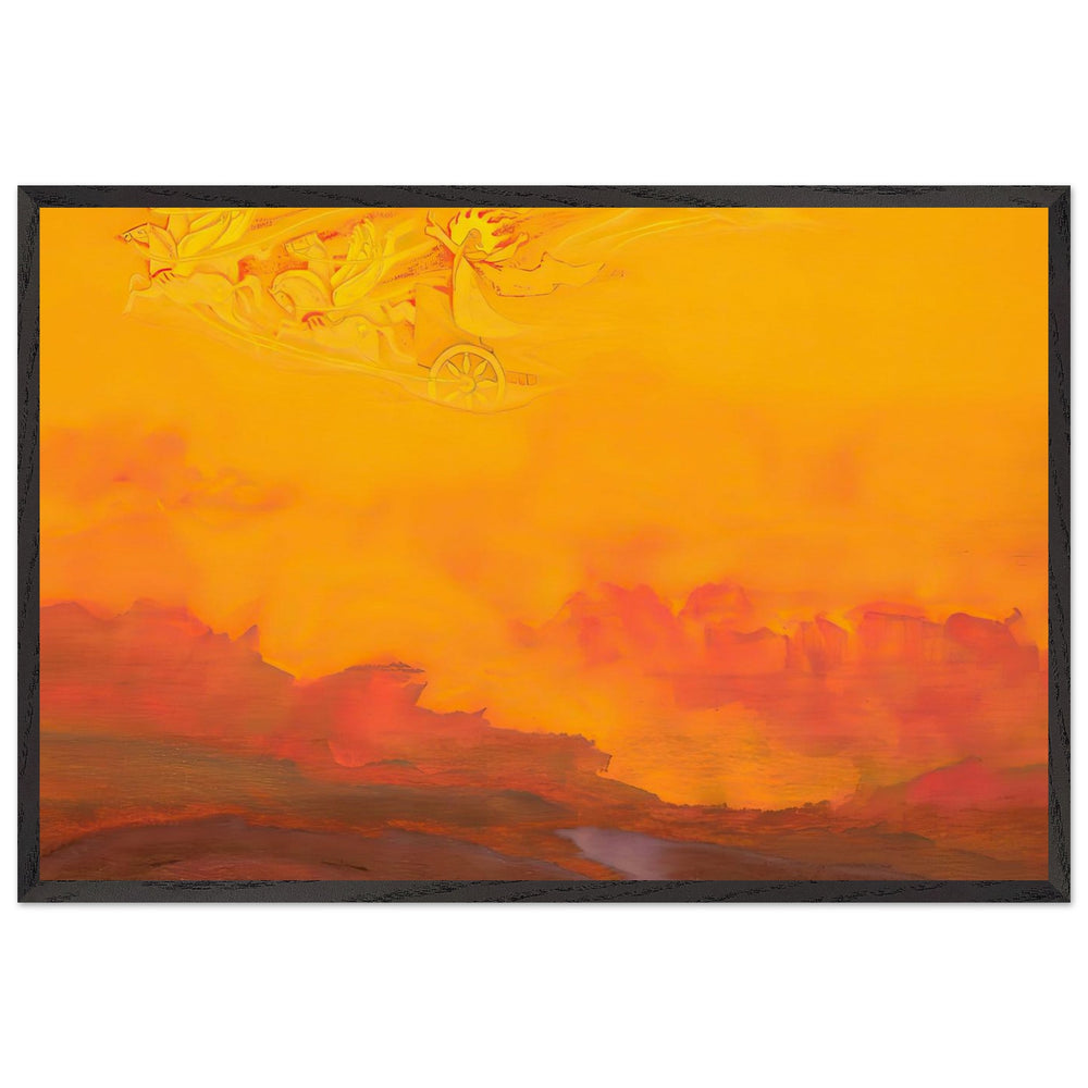 Elijah the Prophet by Nicholas Roerich, framed poster