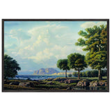 Evening at the Sea by Konstantin Bogaevsky, framed poster