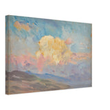 Evening clouds by Max Pietschmann, canvas