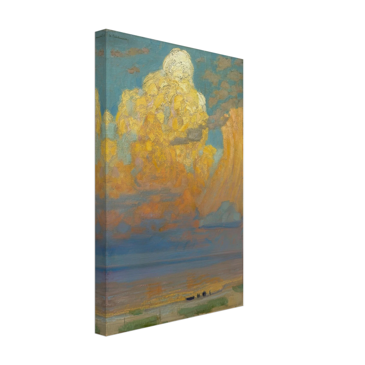 Evening Clouds on the Sea by Max Pietschmann, canvas, view 2