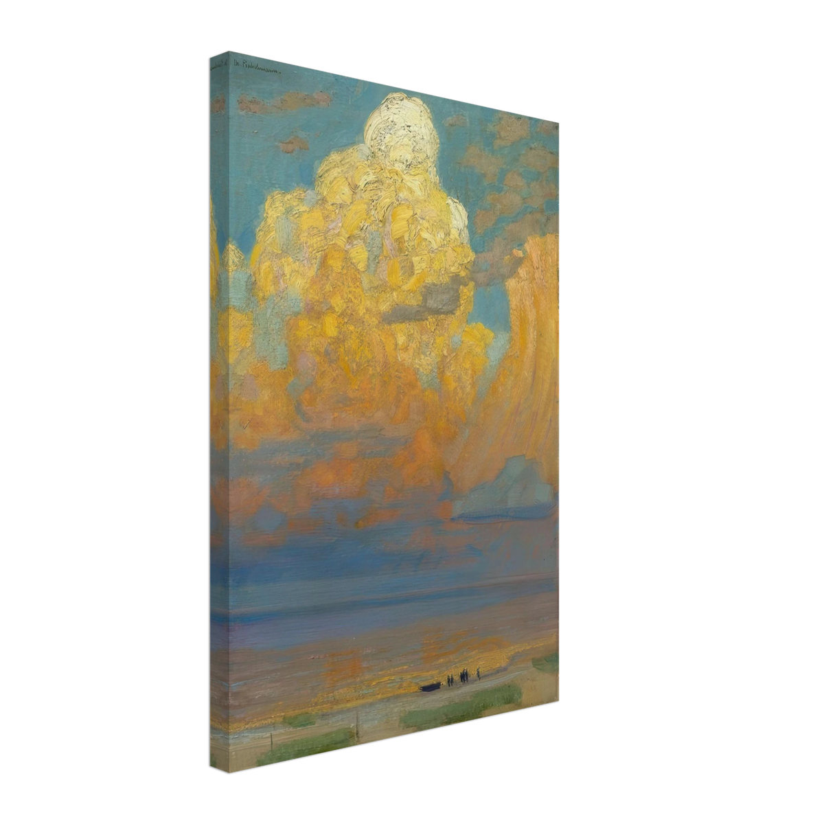 Evening Clouds on the Sea by Max Pietschmann, canvas