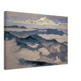 Evening by Nicholas Roerich, canvas