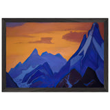 Evening by Nicholas Roerich, framed poster, view 2