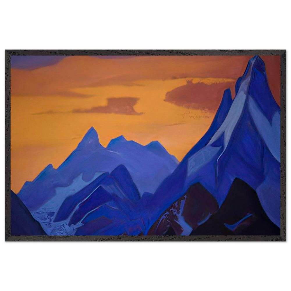 Evening by Nicholas Roerich, framed poster