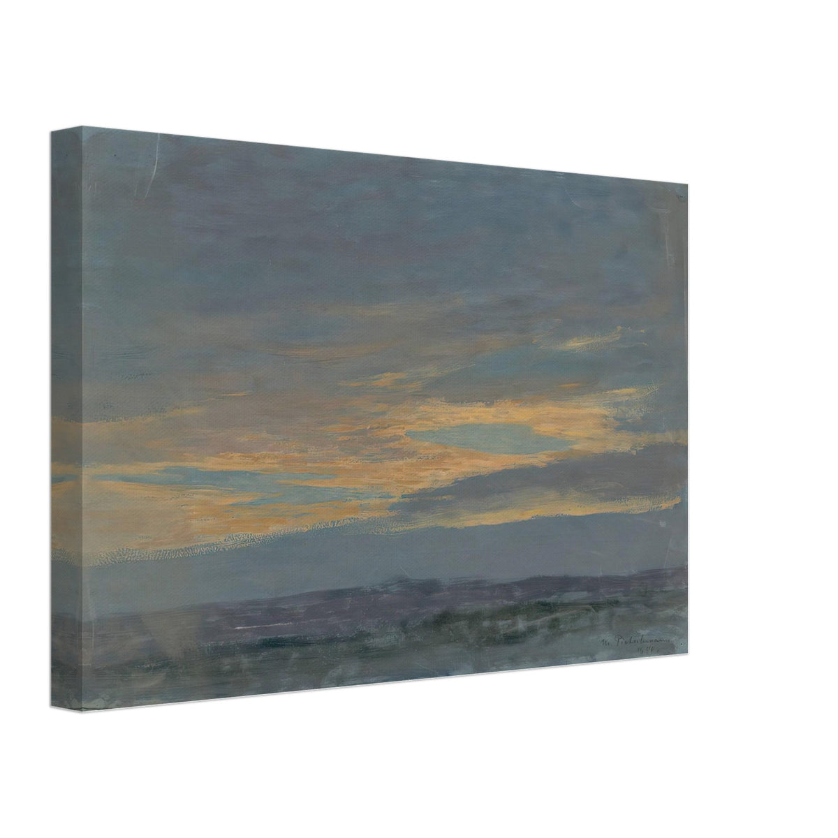 Evening sky by Max Pietschmann, canvas, view 2