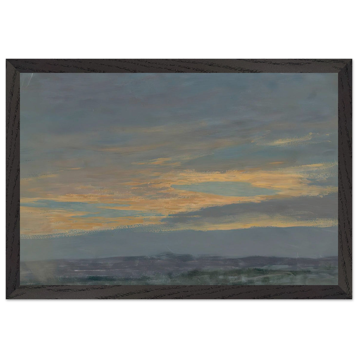 Evening sky by Max Pietschmann, framed poster, view 2