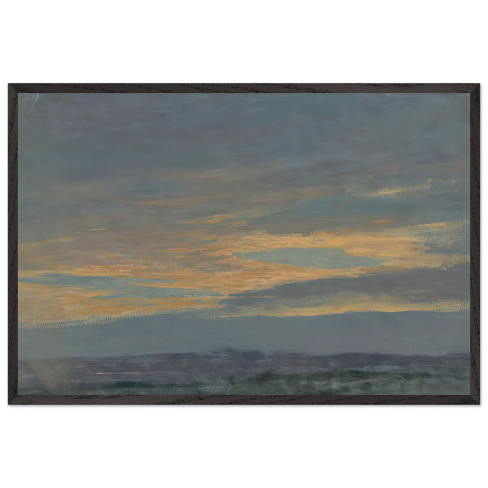 Evening sky by Max Pietschmann, framed poster