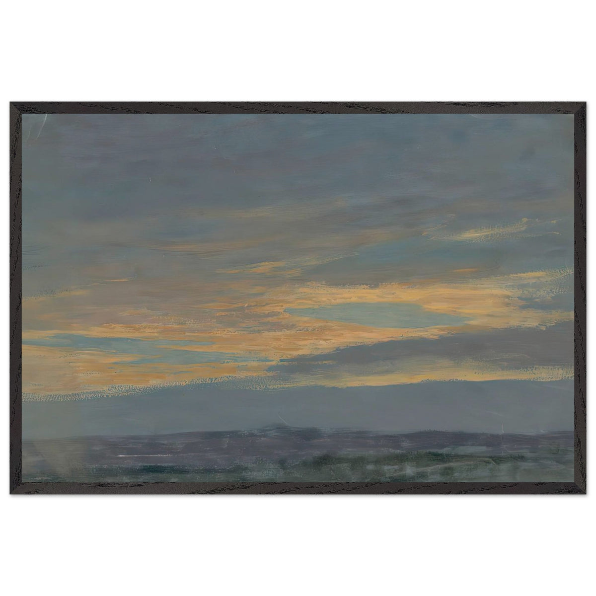 Evening sky by Max Pietschmann, framed poster