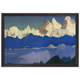 Everest by Nicholas Roerich, framed poster, view 2
