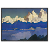 Everest by Nicholas Roerich, framed poster, view 3