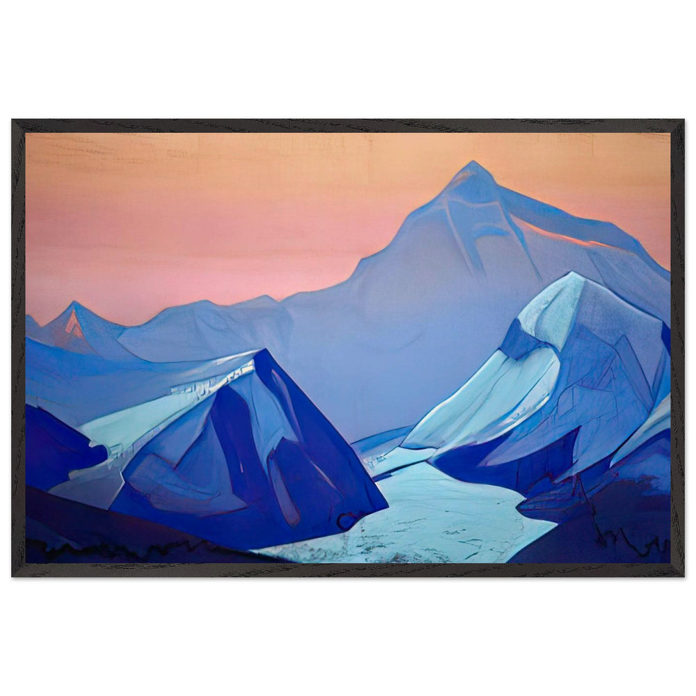 Everest by Nicholas Roerich, framed poster
