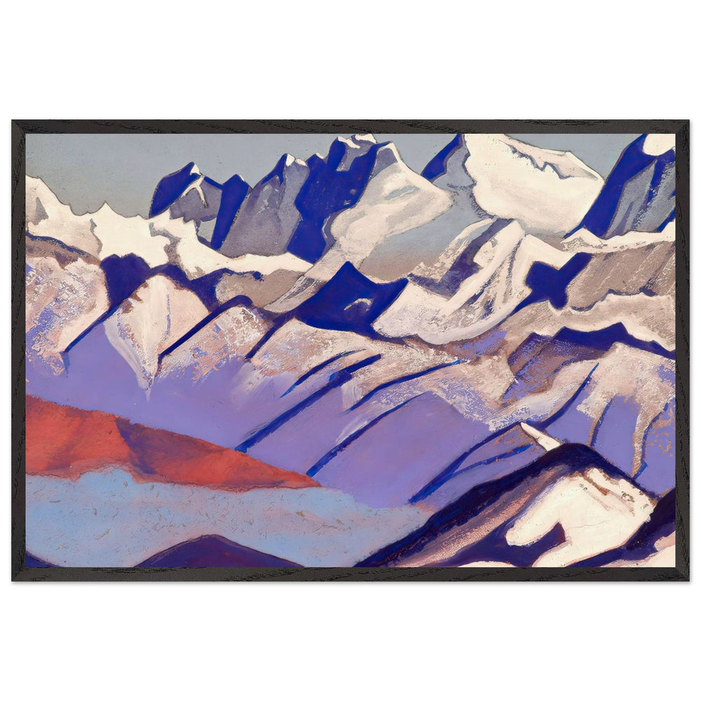 Everest by Nicholas Roerich, framed poster