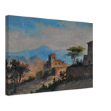 Extensive Italian Landscape by Stefano Bersani, canvas