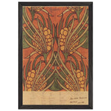 Fabric Design for Backhausen by Koloman Moser, framed poster, view 2