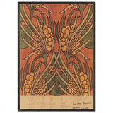 Fabric Design for Backhausen by Koloman Moser, framed poster, view 3