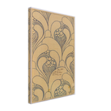 Fabric Design with Floral Awakening by Koloman Moser, canvas